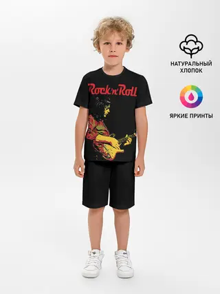 Детская пижама с шортами / ROCK N ROLL