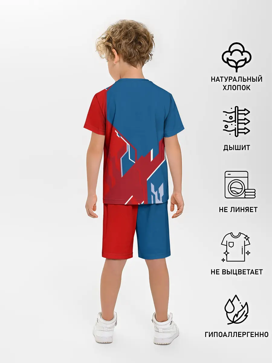 Детская пижама с шортами / Знак Супермен