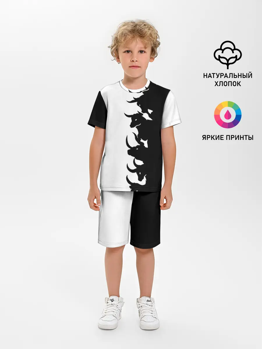 Детская пижама с шортами / Символ 2021 | Год Быка