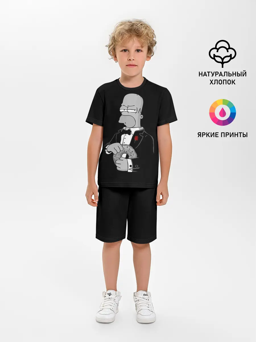 Детская пижама с шортами / Гомер