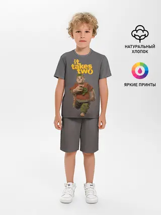 Детская пижама с шортами / It takes two | Нужны двое