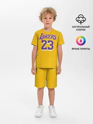 Детская пижама с шортами / James 18-19 LA Lakers home
