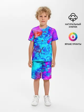 Детская пижама с шортами / ABSTRACTION COLORS