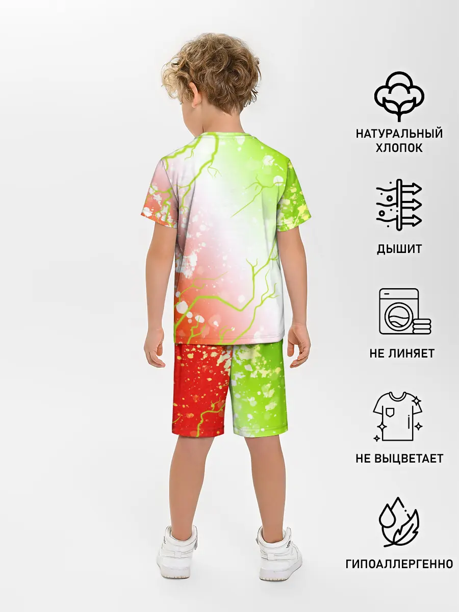 Детская пижама с шортами / Pop It - Happy - Lightning