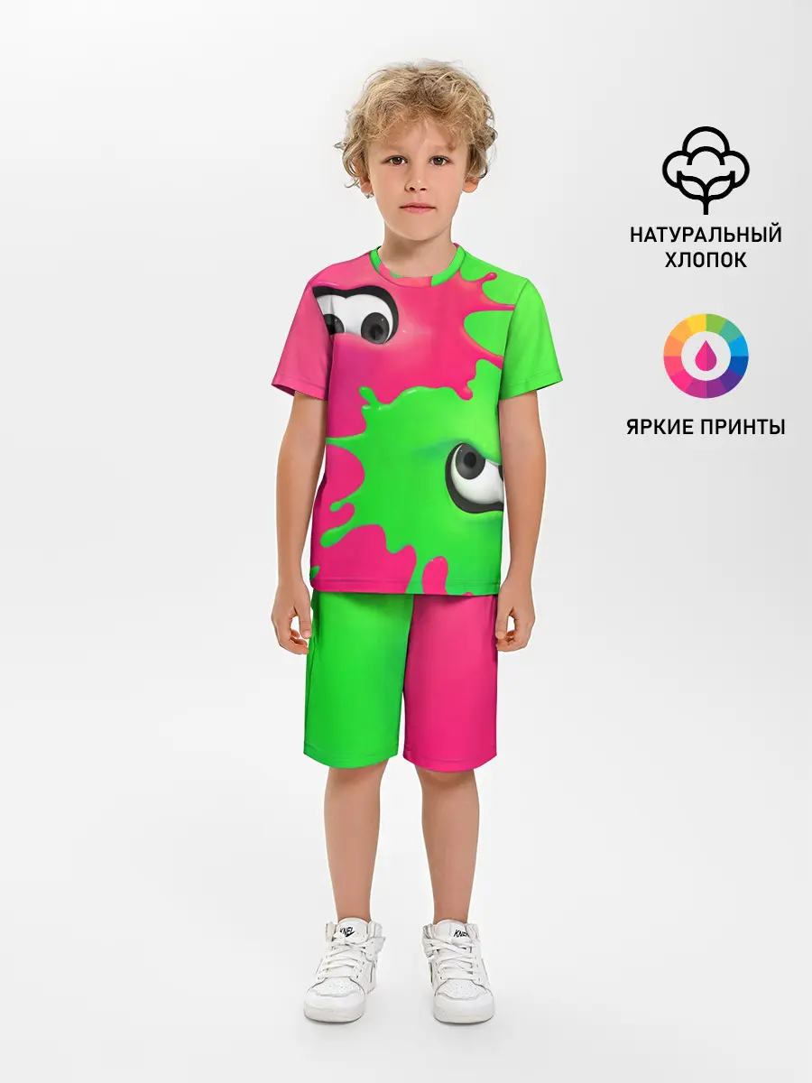 Детская пижама с шортами / Splatoon