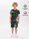 Детская пижама с шортами / 3D полигон