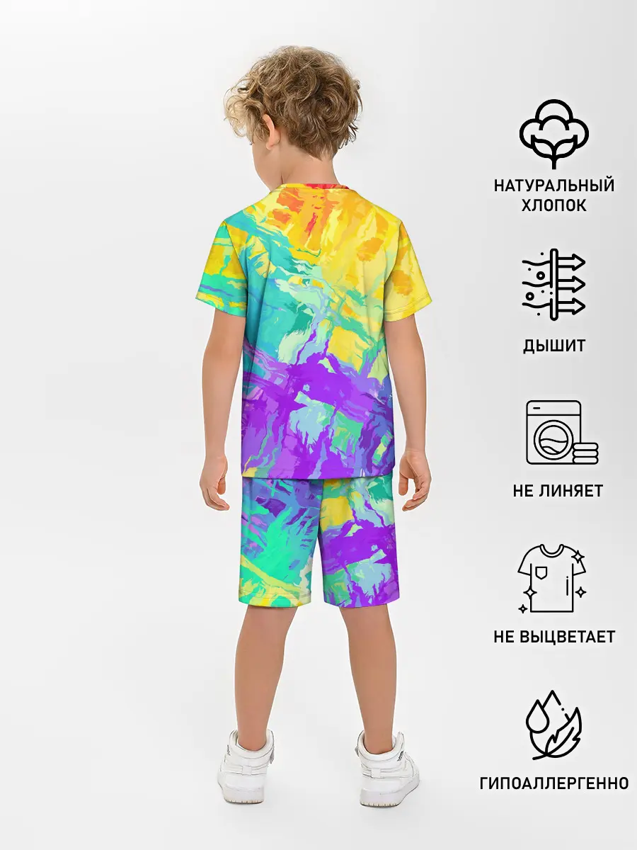 Детская пижама с шортами / Among Us