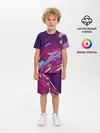Детская пижама с шортами / Мощный градиент