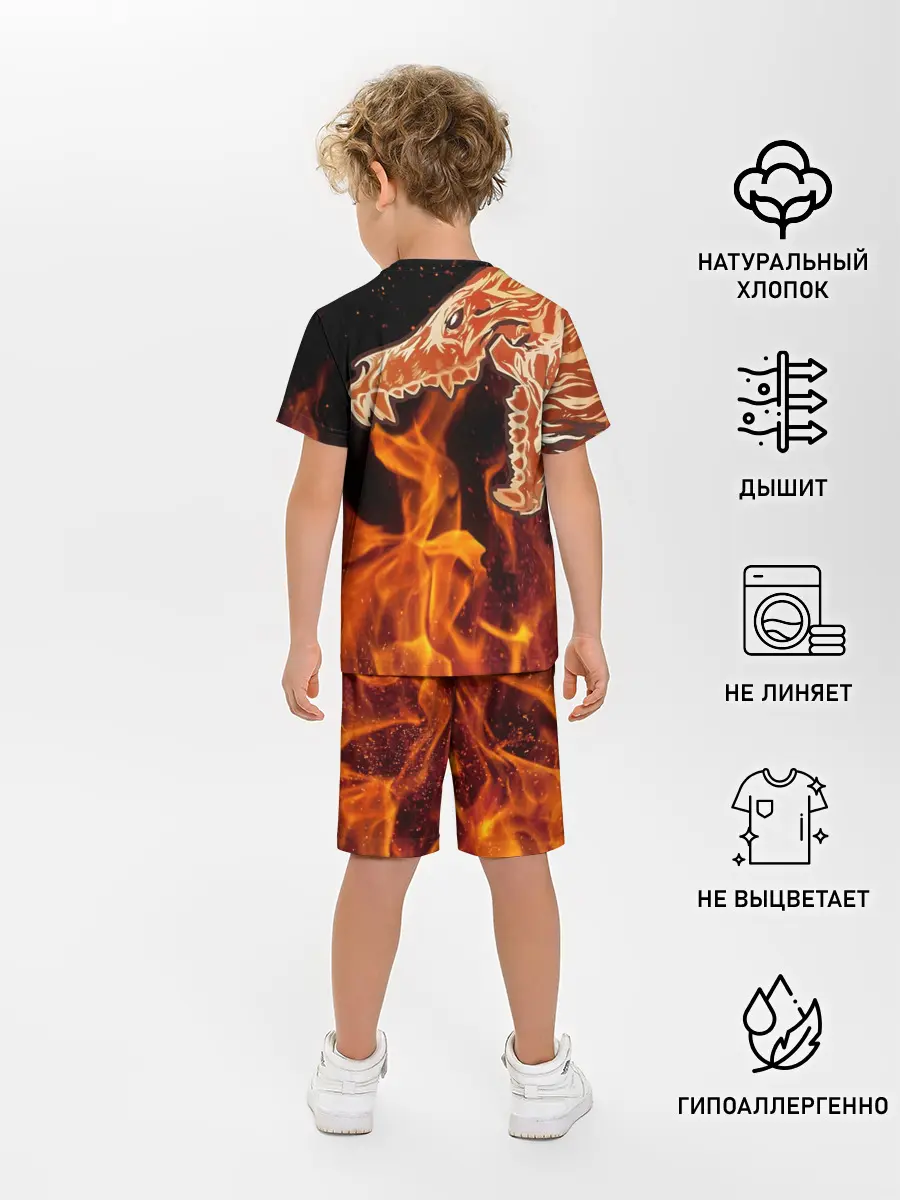 Детская пижама с шортами / Вой