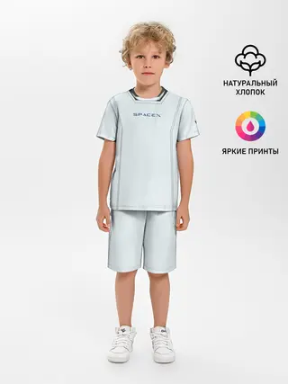 Детская пижама с шортами / Скафандр SpaсeX