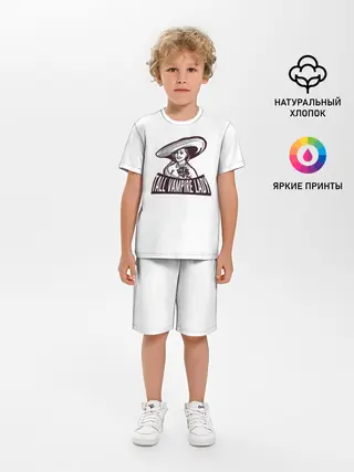 Детская пижама с шортами / Tall Vampire Lady