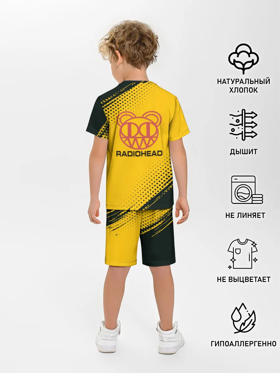 Детская пижама с шортами / Radiohead | Радиохед | Лого