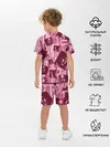 Детская пижама с шортами / newspaper fashion