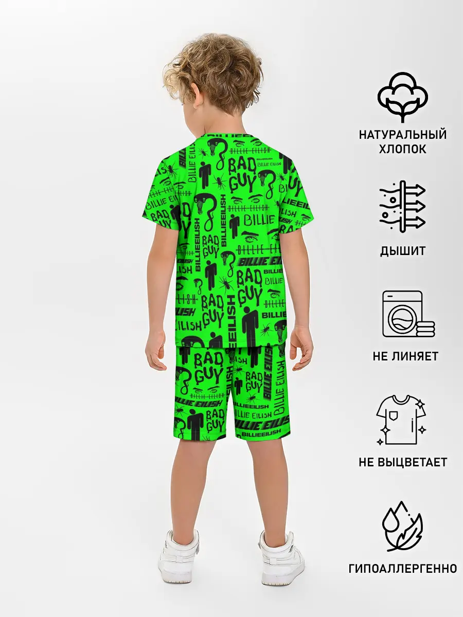 Детская пижама с шортами / BILLIE EILISH