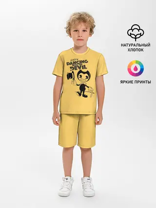 Детская пижама с шортами / Bendy And The Ink Machine