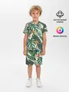 Детская пижама с шортами / Тропический паттерн