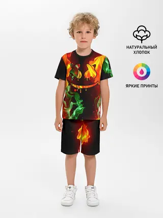 Детская пижама с шортами / Marshmello
