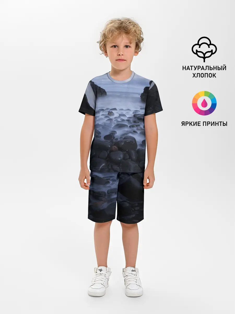 Детская пижама с шортами / Горные породы