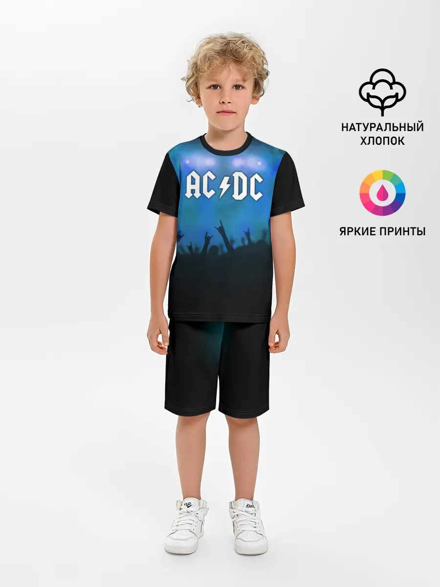 Детская пижама с шортами / AC/DC