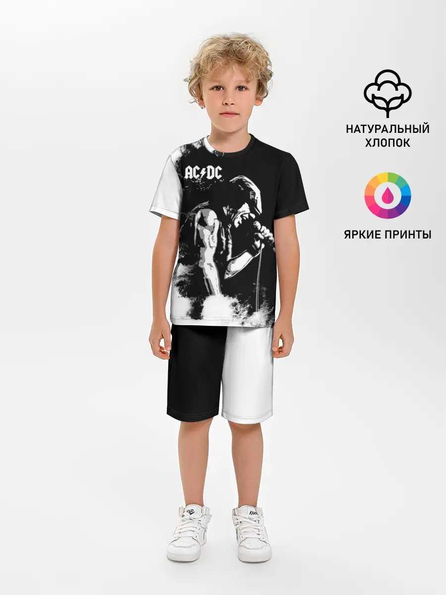 Детская пижама с шортами / AC/DC