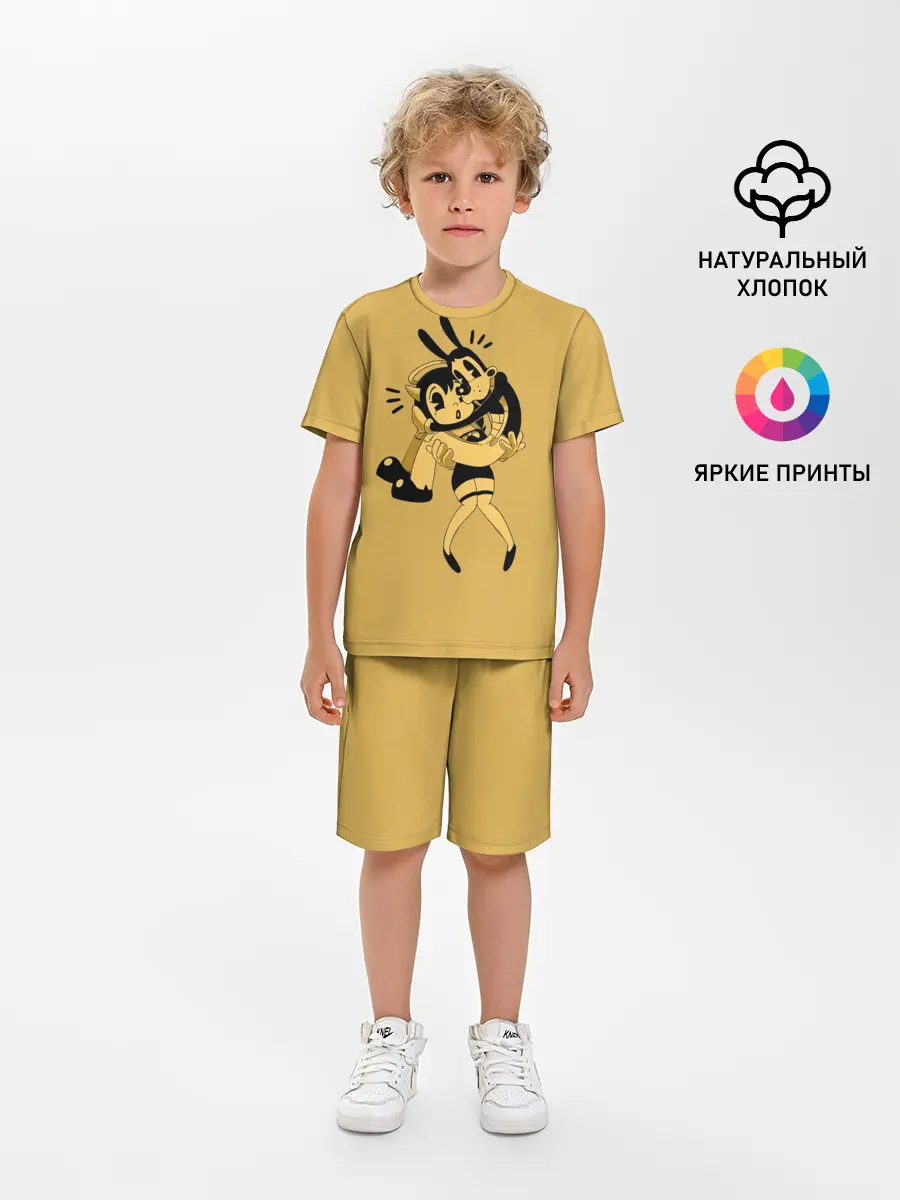 Детская пижама с шортами / Bendy And The Ink Machine