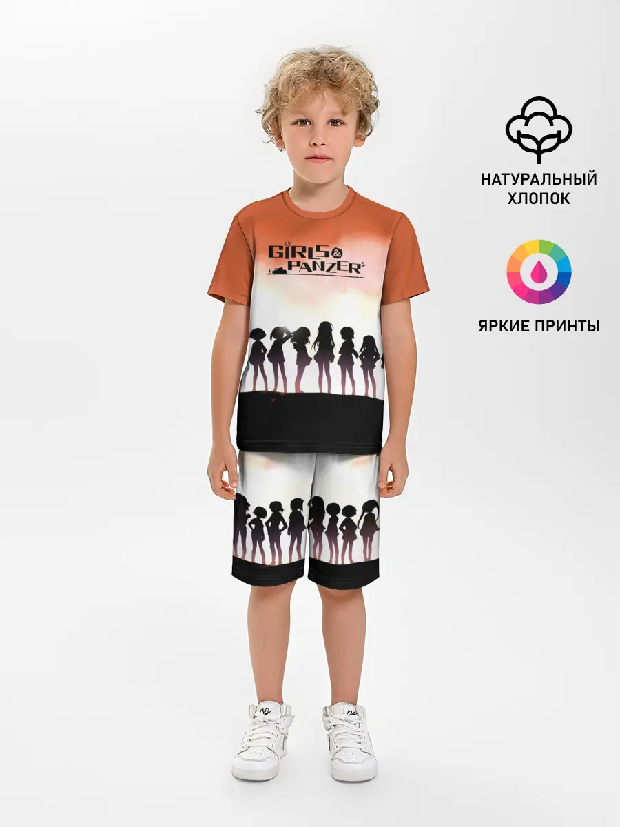 Детская пижама с шортами / Girls und Panzer | Poster