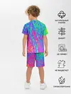 Детская пижама с шортами / НЕОНОВАЯ ПАЛИТРА