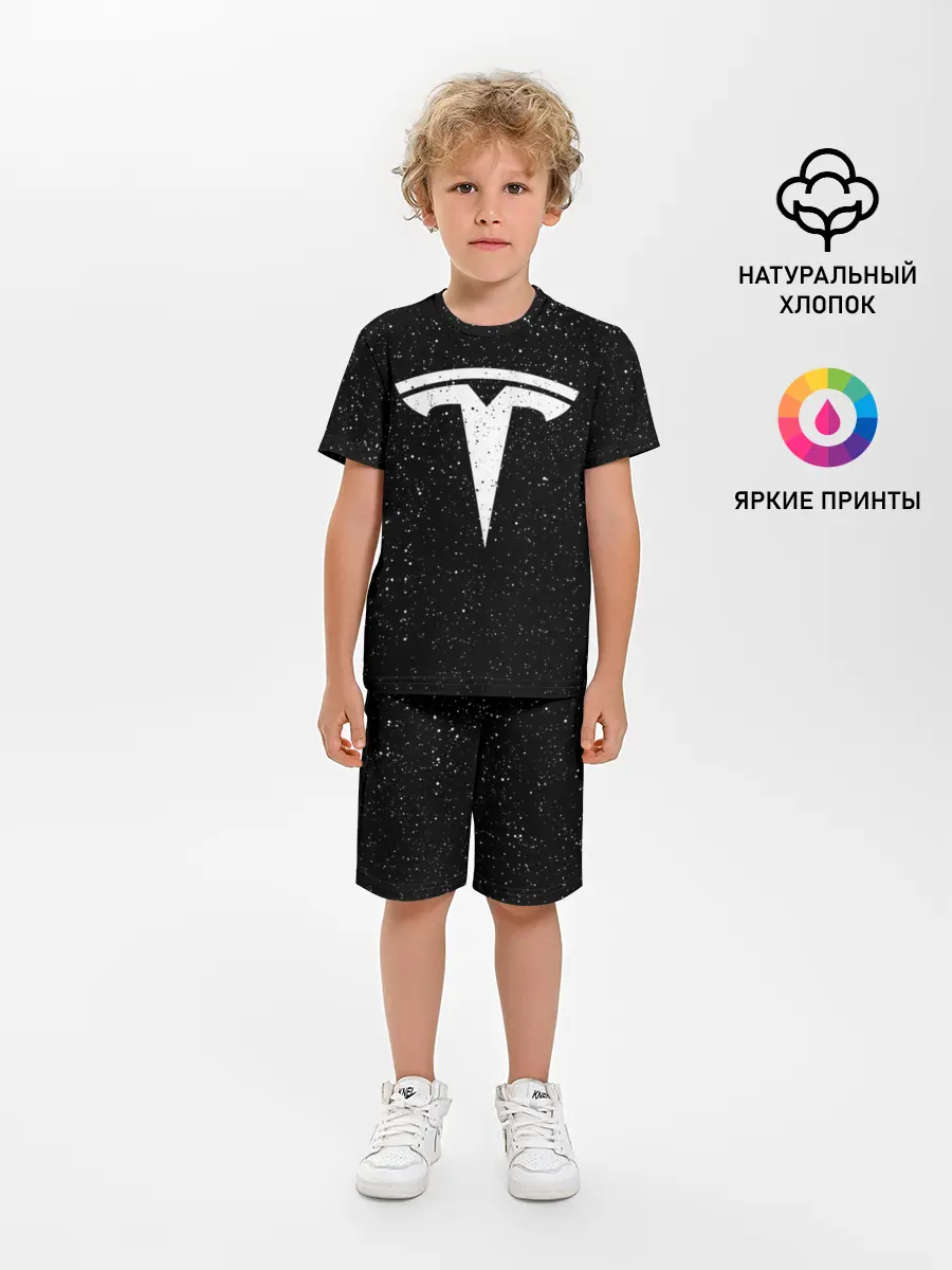 Детская пижама с шортами / TESLA SPACE