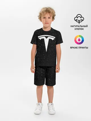 Детская пижама с шортами / TESLA SPACE