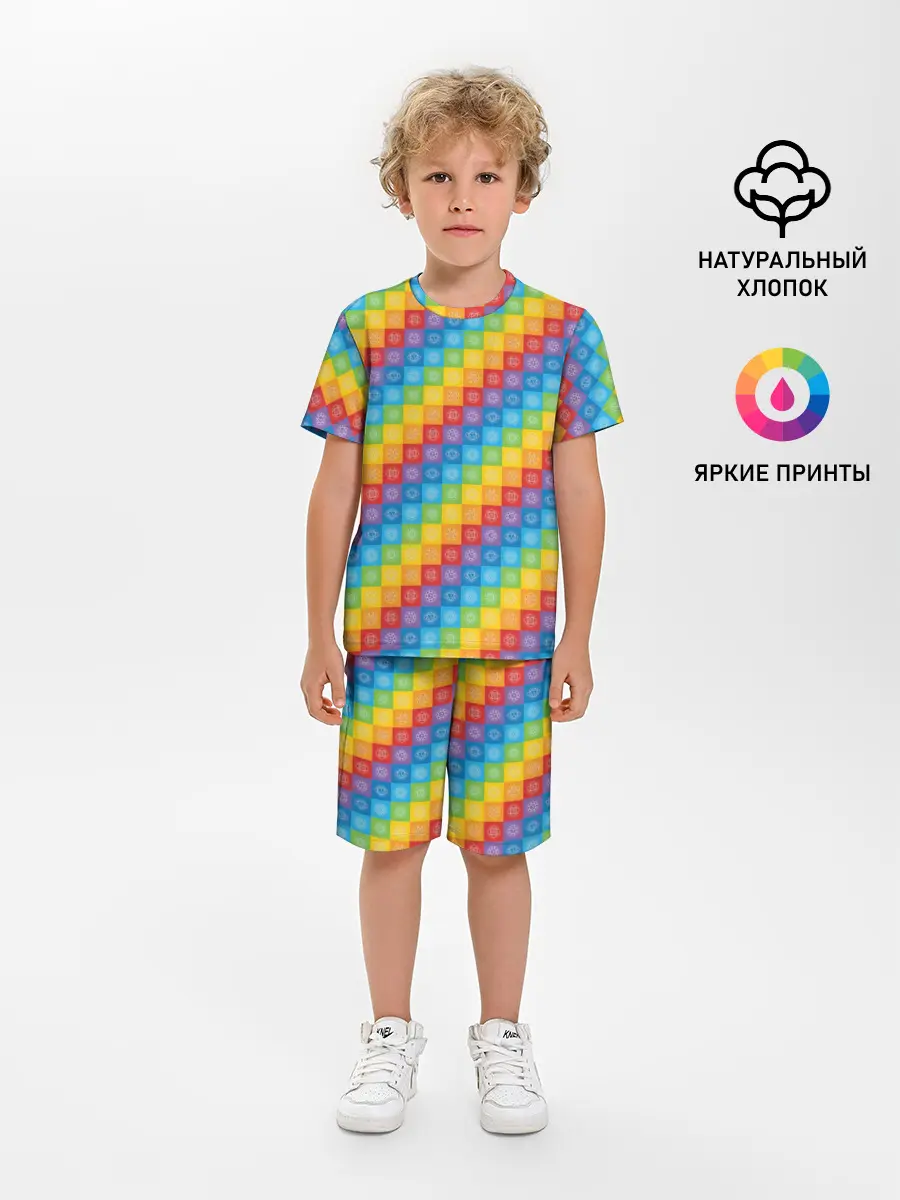 Детская пижама с шортами / Чакры