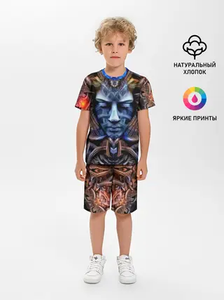 Детская пижама с шортами / MEGABUDDA