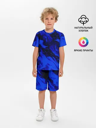 Детская пижама с шортами / СИНИЙ ОГОНЬ