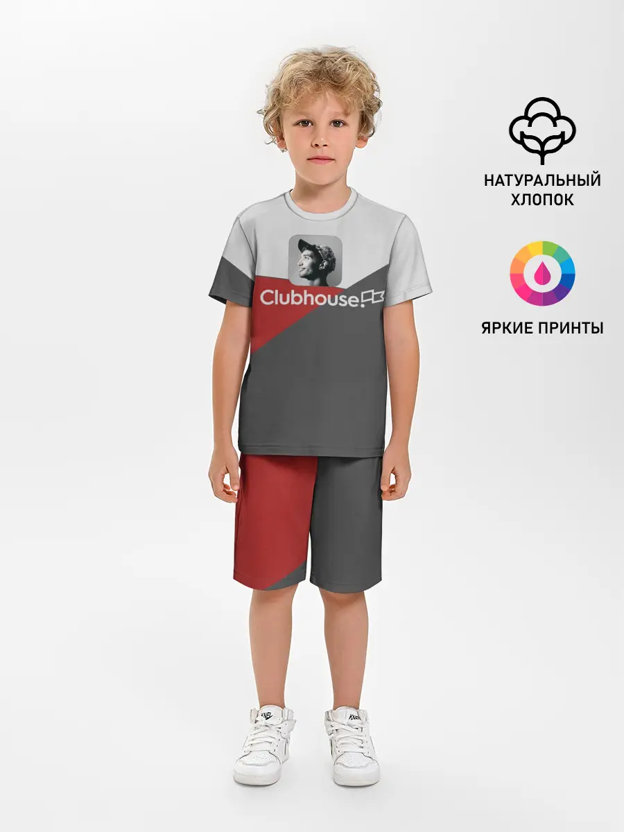 Детская пижама с шортами / Clubhouse | Клабхаус