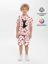 Детская пижама с шортами / Котейка