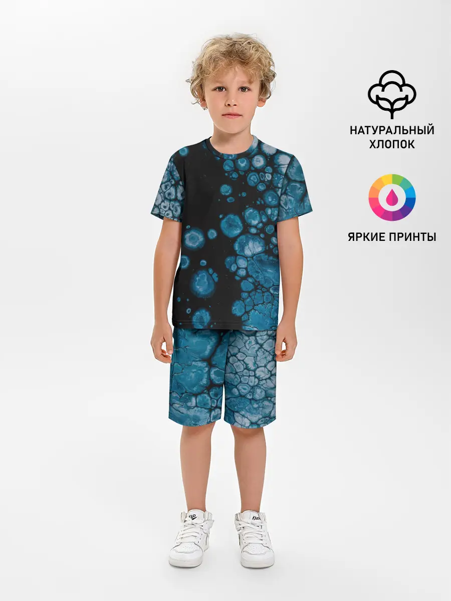 Детская пижама с шортами / Лёд