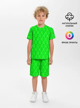 Детская пижама с шортами / BILLIE EILISH