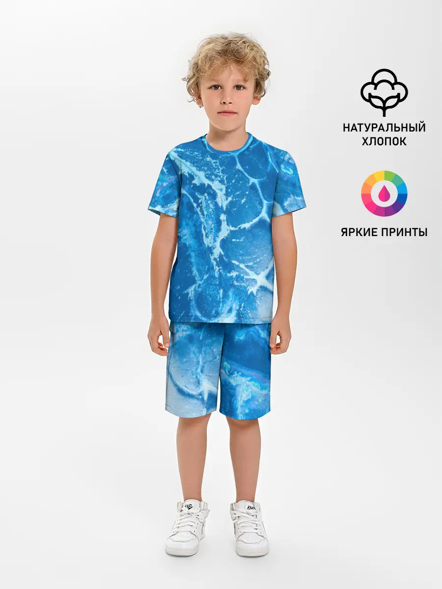 Детская пижама с шортами / Ледяной