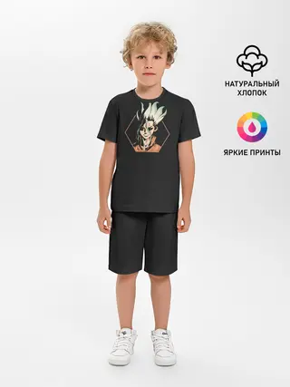 Детская пижама с шортами / Доктор Стоун