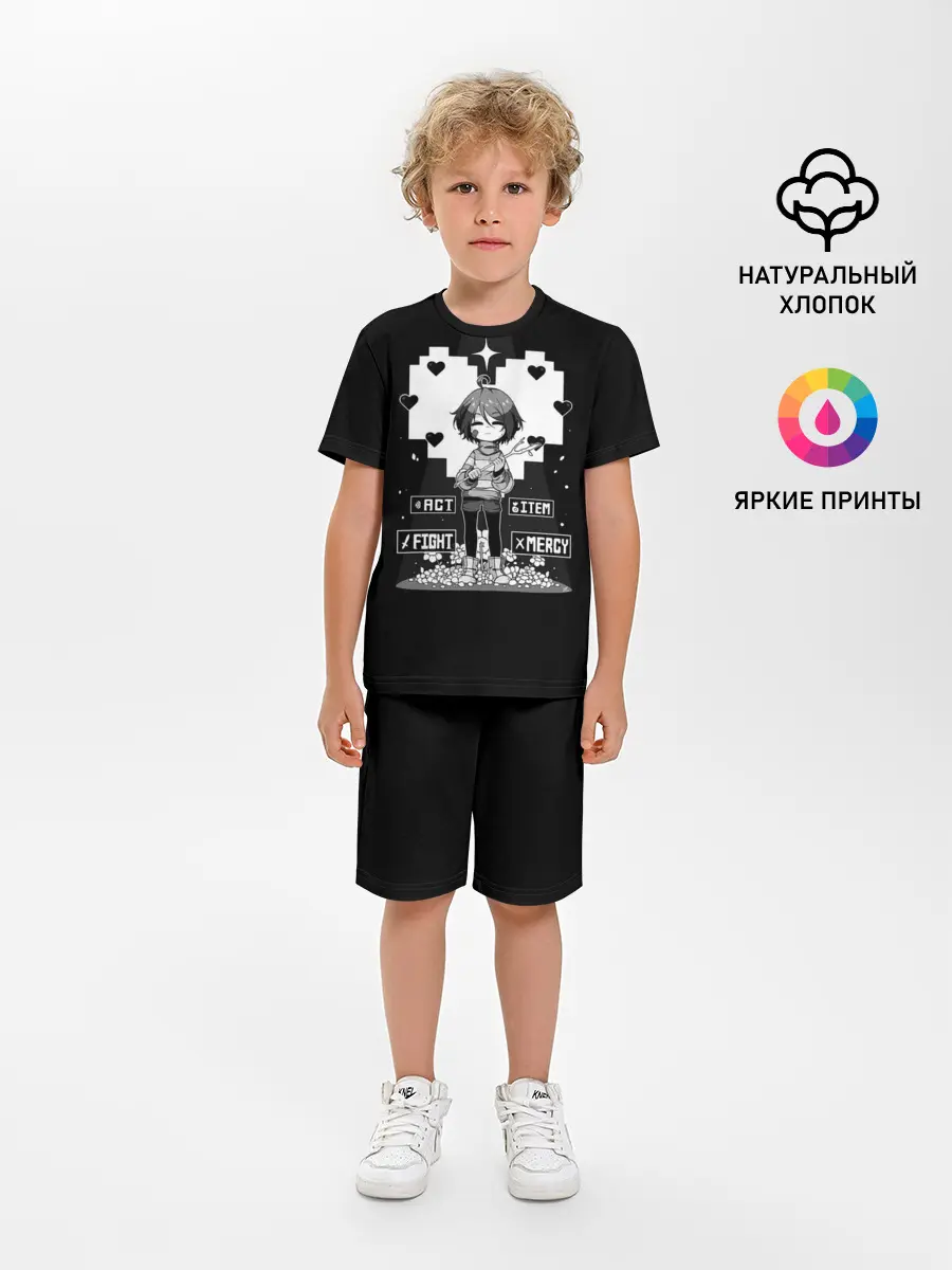 Детская пижама с шортами / UNDERTALE