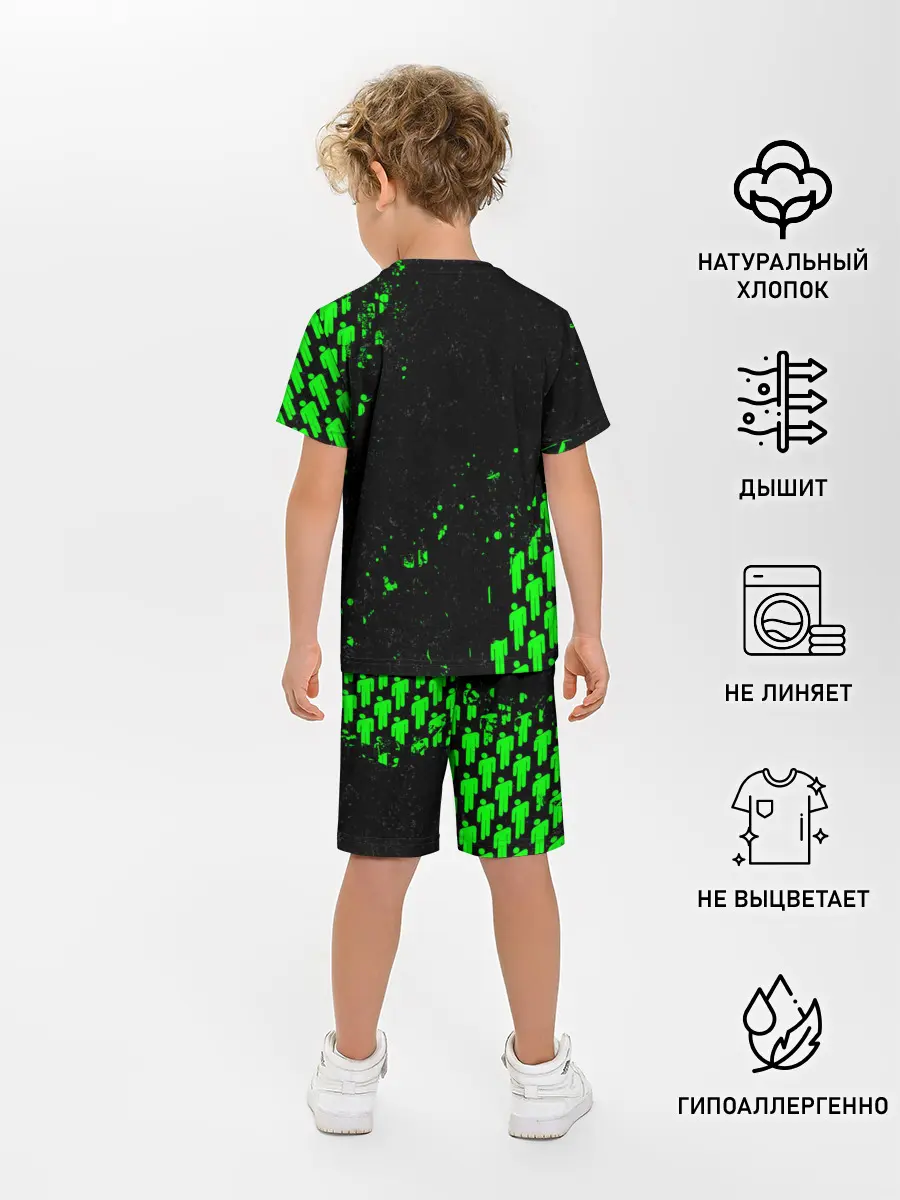 Детская пижама с шортами / Billie Eilish