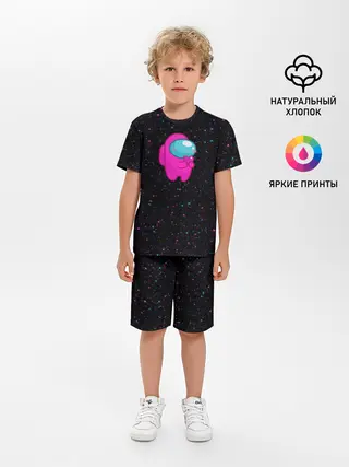 Детская пижама с шортами / Among Us