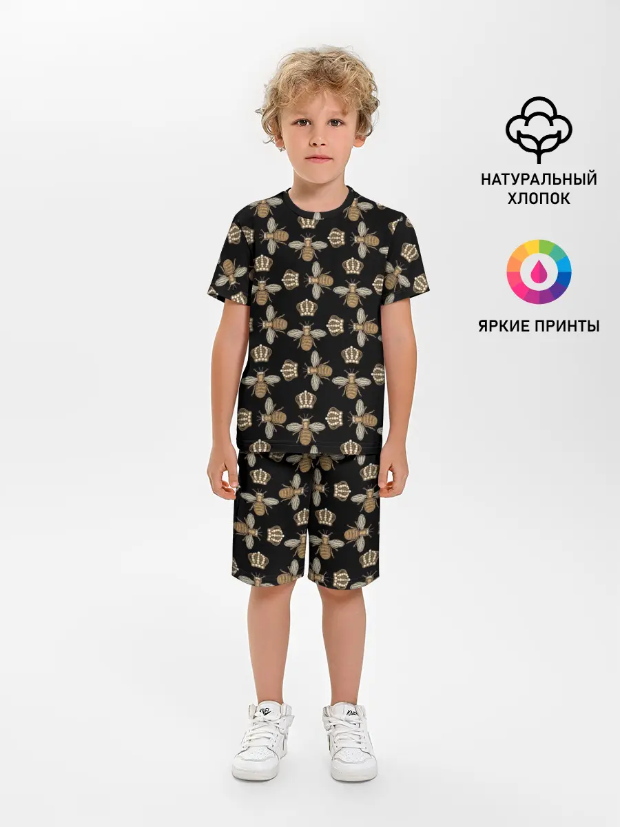 Детская пижама с шортами / Королевы осы