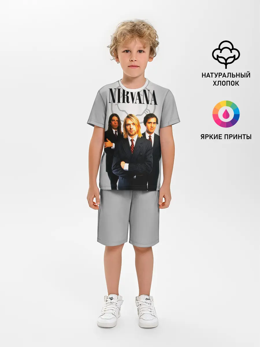 Детская пижама с шортами / Nirvana