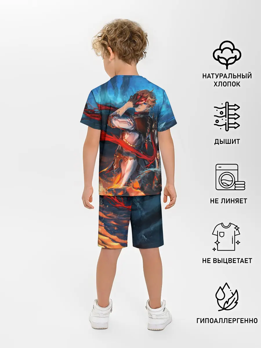 Детская пижама с шортами / Tartaglia art