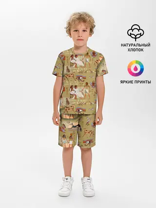 Детская пижама с шортами / Египетские Боги