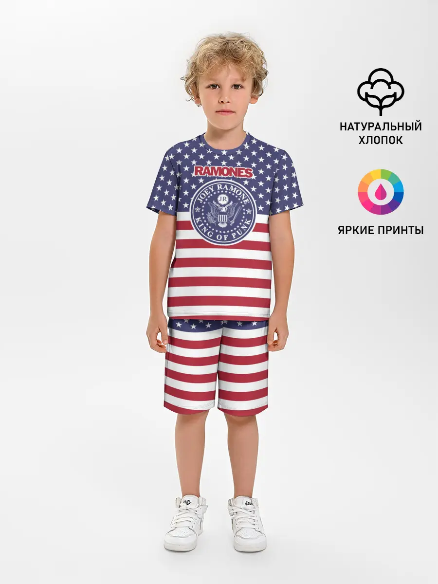 Детская пижама с шортами / Ramones