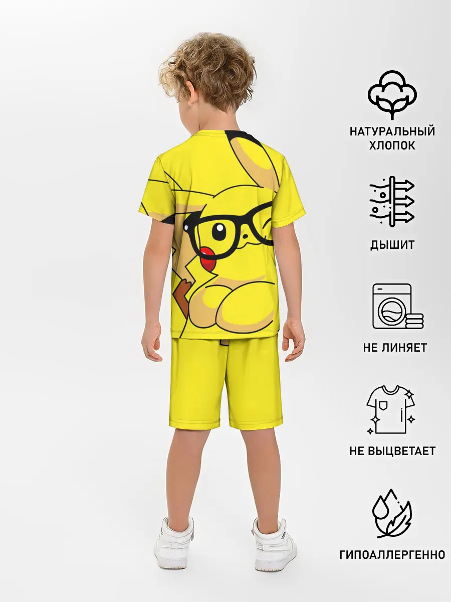 Детская пижама с шортами / ПИКАЧУ