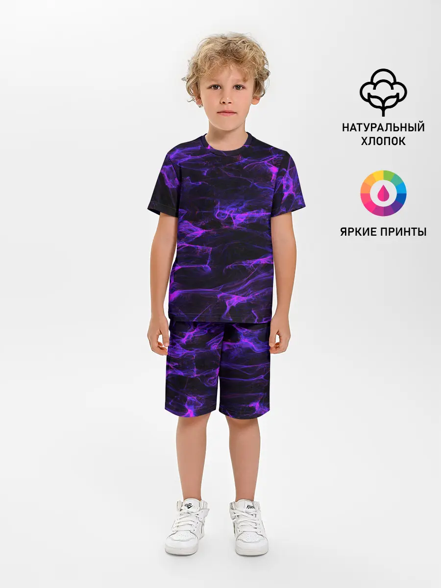 Детская пижама с шортами / текстуры