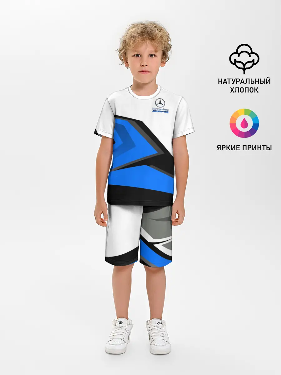 Детская пижама с шортами / Mercedes-AMG