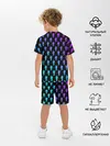 Детская пижама с шортами / BILLIE EILISH PATTERN
